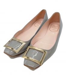 Roger Vivier（ロジェ ヴィヴィエ）の古着「Trompette Ballerina」｜グレー
