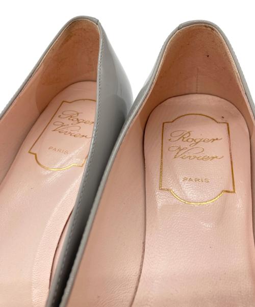 Roger Vivier（ロジェ ヴィヴィエ）Roger Vivier (ロジェ ヴィヴィエ) Trompette Ballerina グレー サイズ:-（実寸直径26cm）の古着・服飾アイテム