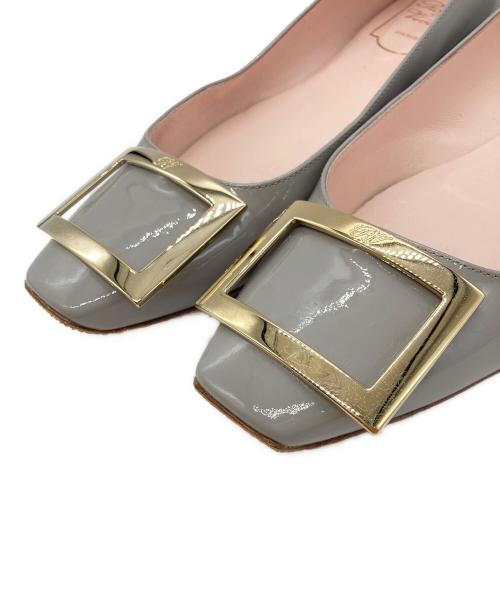 Roger Vivier（ロジェ ヴィヴィエ）Roger Vivier (ロジェ ヴィヴィエ) Trompette Ballerina グレー サイズ:-（実寸直径26cm）の古着・服飾アイテム