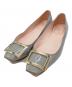 Roger Vivier（ロジェ ヴィヴィエ）の古着「Trompette Ballerina」｜グレー