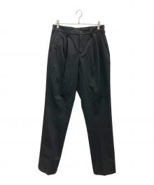 adidas（アディダス）の古着「ROLLING LINKS ツイストウィーブ ワイド チノパンツ」｜ブラック