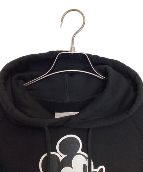 TAKAHIROMIYASHITA TheSoloIst.（タカヒロミヤシタ ザソロイスト）TAKAHIROMIYASHITA TheSoloIst. (タカヒロミヤシタ ザソロイスト) DISNEY (ディズニー) Mickey Mouse Hoody ブラック サイズ:46の古着・服飾アイテム