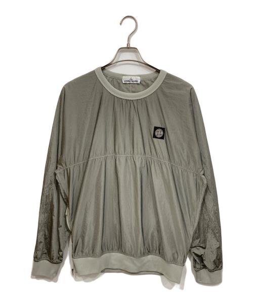 STONE ISLAND（ストーンアイランド）STONE ISLAND (ストーンアイランド) Nylon Metal Watro Sweat グレー サイズ:Mの古着・服飾アイテム
