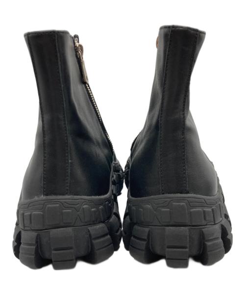 MAISON SPECIAL（メゾンスペシャル）MAISON SPECIAL (メゾンスペシャル) SPECIAL SHOES FACTORY (スペシャルシューズファクトリー) Rattling Sole Side Zip Boots ブラック サイズ:28.5の古着・服飾アイテム