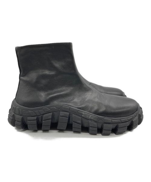 MAISON SPECIAL（メゾンスペシャル）MAISON SPECIAL (メゾンスペシャル) SPECIAL SHOES FACTORY (スペシャルシューズファクトリー) Rattling Sole Side Zip Boots ブラック サイズ:28.5の古着・服飾アイテム