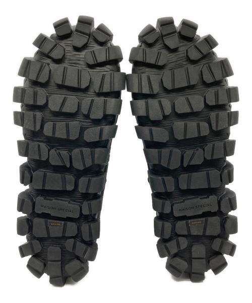 MAISON SPECIAL（メゾンスペシャル）MAISON SPECIAL (メゾンスペシャル) SPECIAL SHOES FACTORY (スペシャルシューズファクトリー) Rattling Sole Side Zip Boots ブラック サイズ:28.5の古着・服飾アイテム
