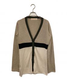 MARNI（マルニ）の古着「カーディガン」｜ベージュ