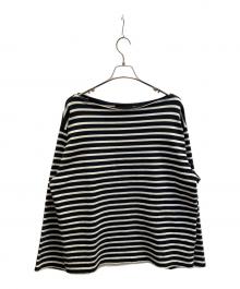 OUTIL（ウティ）の古着「バスクシャツ」｜ブラック×ホワイト