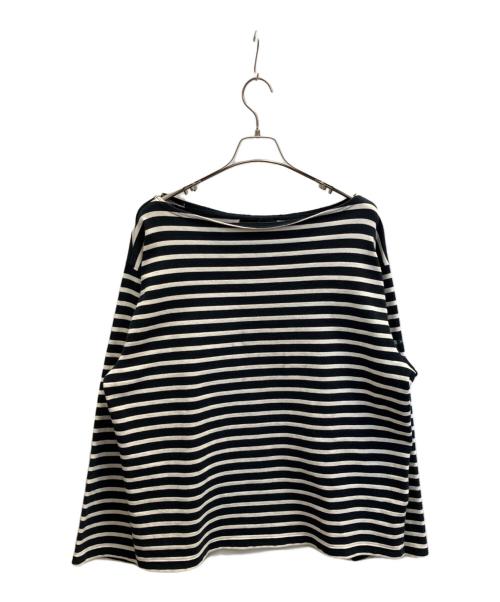 OUTIL（ウティ）OUTIL (ウティ) バスクシャツ ブラック×ホワイト サイズ:1の古着・服飾アイテム