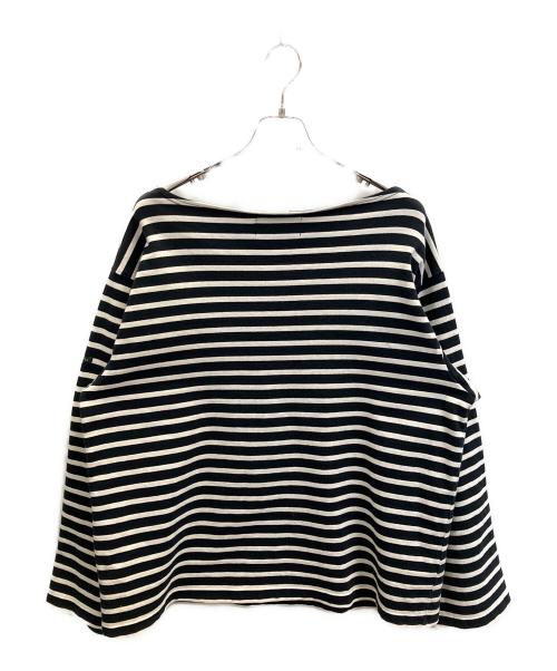 OUTIL（ウティ）OUTIL (ウティ) バスクシャツ ブラック×ホワイト サイズ:1の古着・服飾アイテム