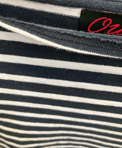 OUTIL（ウティ）OUTIL (ウティ) バスクシャツ ブラック×ホワイト サイズ:1の古着・服飾アイテム