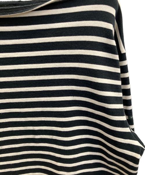 OUTIL（ウティ）OUTIL (ウティ) バスクシャツ ブラック×ホワイト サイズ:1の古着・服飾アイテム