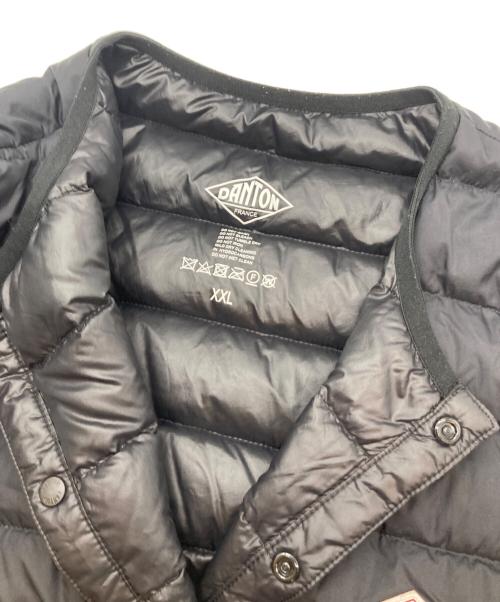 DANTON（ダントン）DANTON (ダントン) INNER DOWN CREWNECK JACKET ブラック サイズ:XXLの古着・服飾アイテム