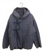 norbitノービット）の古着「Reversible Quilt Hoodie Jacket」｜ネイビー
