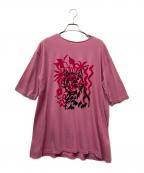 plantationプランテーション）の古着「プリントTシャツ」｜ピンク