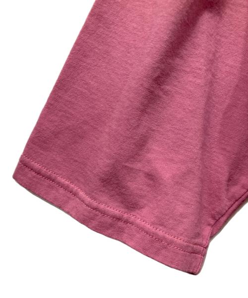 plantation（プランテーション）plantation (プランテーション) プリントTシャツ ピンク サイズ:Ｍの古着・服飾アイテム