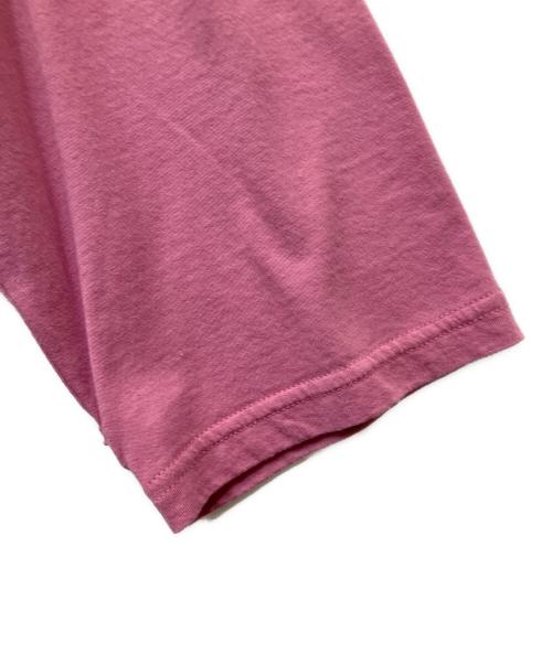 plantation（プランテーション）plantation (プランテーション) プリントTシャツ ピンク サイズ:Ｍの古着・服飾アイテム