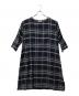 plantation（プランテーション）の古着「タータンガーゼワンピース」｜ネイビー