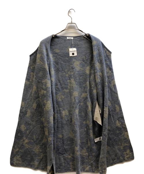 plantation（プランテーション）plantation (プランテーション) ホグシ花ニットロングカーディガン グレー サイズ:Ⅿ 未使用品の古着・服飾アイテム