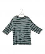 plantationプランテーション）の古着「テープリップルTシャツ」｜グリーン
