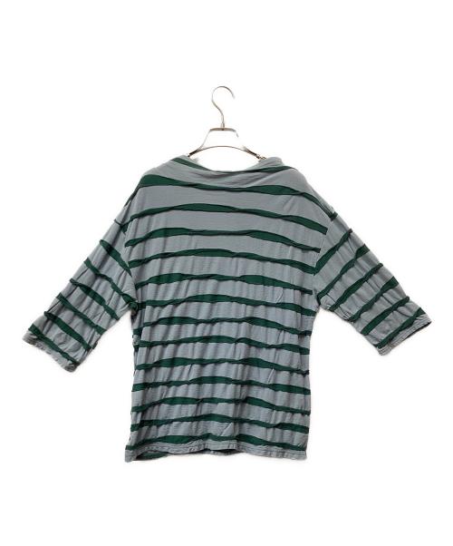 plantation（プランテーション）plantation (プランテーション) テープリップルTシャツ グリーン サイズ:M 未使用品の古着・服飾アイテム