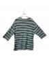 plantation (プランテーション) テープリップルTシャツ グリーン サイズ:M 未使用品：6000円
