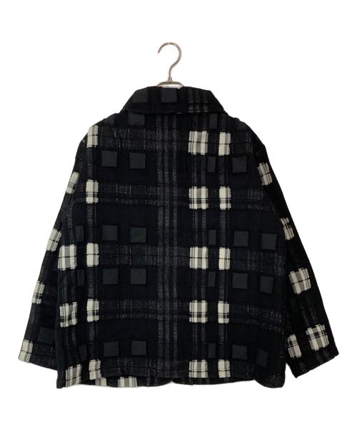 FUGA FUGA（フーガフーガ）FUGA FUGA (フーガフーガ) ウールブロックジャケット ブラック サイズ:FREEの古着・服飾アイテム