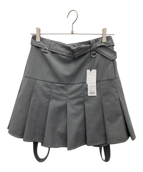 Candy Stripper（キャンディーストリッパー）Candy Stripper (キャンディーストリッパー) SUSPENDER SKIRT PANTS グレー サイズ:2 未使用品の古着・服飾アイテム