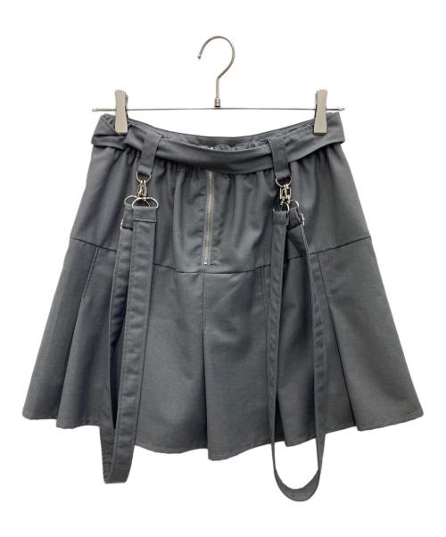 Candy Stripper（キャンディーストリッパー）Candy Stripper (キャンディーストリッパー) SUSPENDER SKIRT PANTS グレー サイズ:2 未使用品の古着・服飾アイテム
