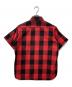 SUGAR CANE (シュガーケーン) TWILL CHECK WORK S/S SHIRTS レッド サイズ:SMALL：6000円