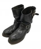 RED WINGレッドウィング）の古着「エンジニアブーツ」｜ブラック