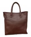 ）の古着「別注 LEATHER TOTE」｜ブラウン