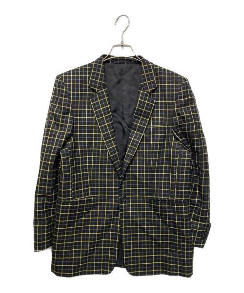 PAUL SMITH（ポールスミス）PAUL SMITH (ポールスミス) セットアップスーツ ブラック×イエロー サイズ:Mの古着・服飾アイテム