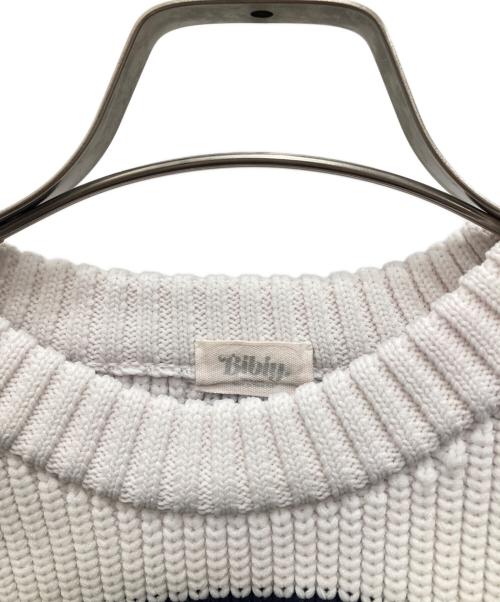 Bibiy.（ビビィ）Bibiy. (ビビィ) ボーダーニット ホワイト×ブラック サイズ:Freeの古着・服飾アイテム