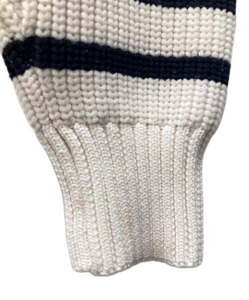 Bibiy.（ビビィ）Bibiy. (ビビィ) ボーダーニット ホワイト×ブラック サイズ:Freeの古着・服飾アイテム