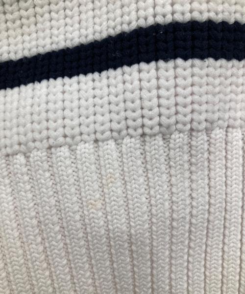 Bibiy.（ビビィ）Bibiy. (ビビィ) ボーダーニット ホワイト×ブラック サイズ:Freeの古着・服飾アイテム