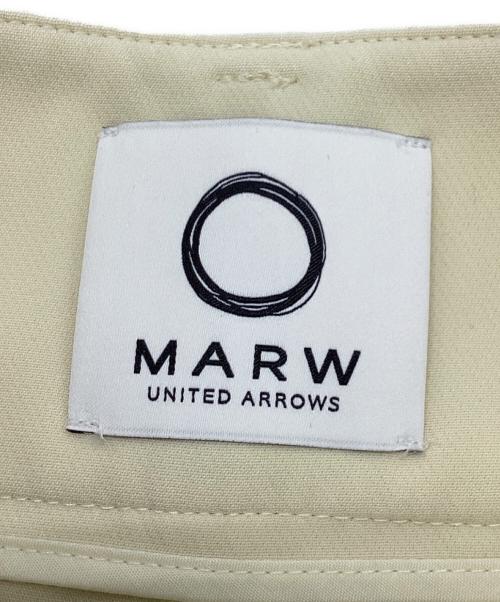 MARW UNITED ARROWS（マルゥ ユナイテッドアローズ）MARW UNITED ARROWS (マルゥ ユナイテッドアローズ) タックパンツ アイボリー サイズ:36の古着・服飾アイテム