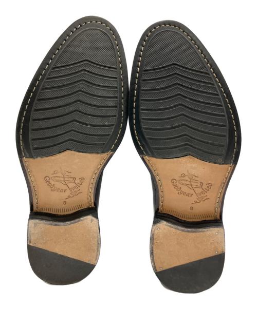 Jalan Sriwijaya（ジャランスリウァヤ）Jalan Sriwijaya (ジャランスリウァヤ) B:MING LIFE STORE (ビーミングライフストア) Uチップシューズ ブラック サイズ:8の古着・服飾アイテム