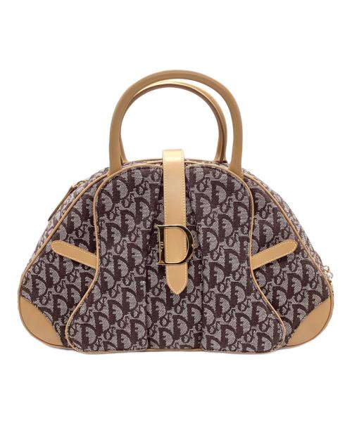 Christian Dior（クリスチャン ディオール）Christian Dior (クリスチャン ディオール) ダブルサドルバッグ ブラウンの古着・服飾アイテム