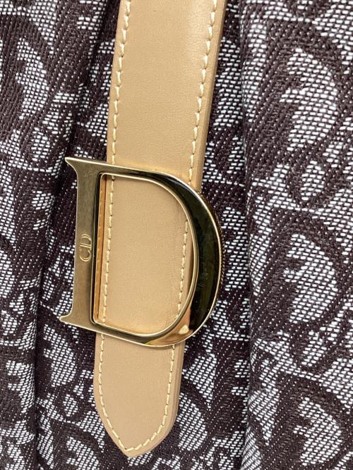 Christian Dior（クリスチャン ディオール）Christian Dior (クリスチャン ディオール) ダブルサドルバッグ ブラウンの古着・服飾アイテム