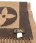 中古・古着 LOUIS VUITTON (ルイ ヴィトン) アンゴラブレンドマフラー ブラウン：30000円