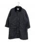 studio clip（スタジオクリップ）の古着「裏キルトフィッシングコート　ロングコート　ビッグシルエット　撥水加工 natural by clip」｜ブラック