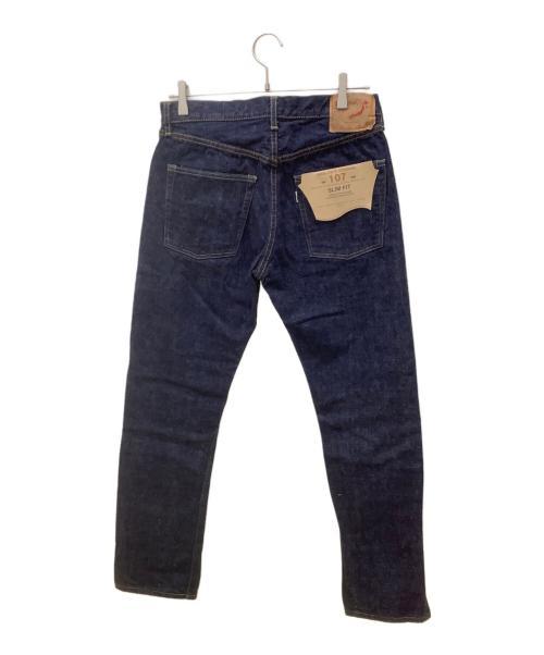 orSlow（オアスロウ）orSlow (オアスロウ) 107 IVY FIT SELVEDGE DENIM ONE WASH インディゴ サイズ:US XS 未使用品の古着・服飾アイテム