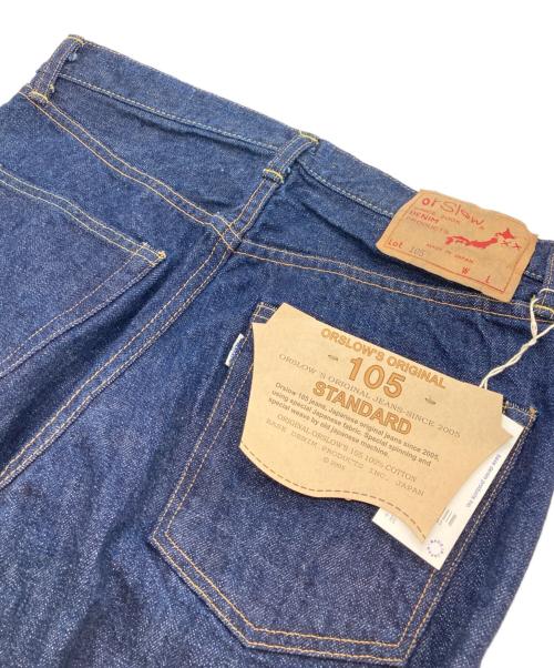 orSlow（オアスロウ）orSlow (オアスロウ) 105 STANDARD SELVEDGE DENIM インディゴ サイズ:XS 未使用品の古着・服飾アイテム