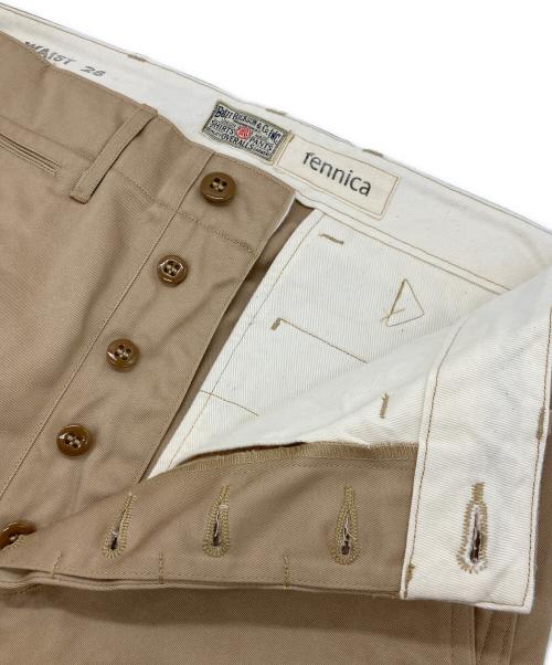 fennica（フェニカ）fennica (フェニカ) Buzz Rickson's (バズリクソンズ) シンチバック チノパン カーキ サイズ:71㎝(W28)の古着・服飾アイテム