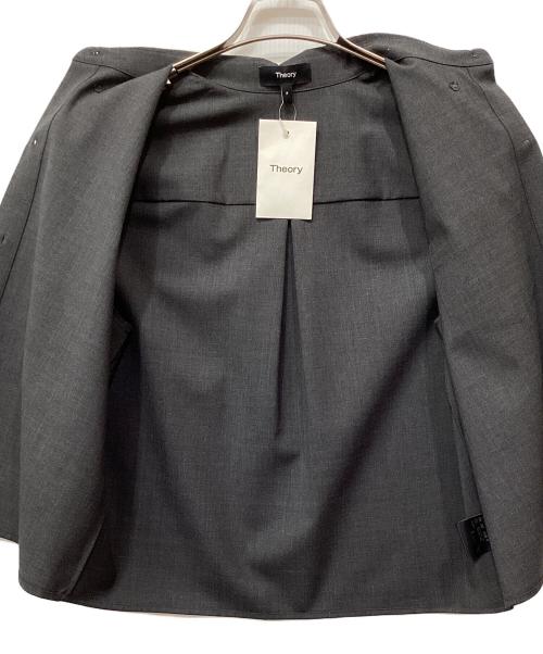 theory（セオリー）theory (セオリー) Traceable Wool Boxy SS PKT SH グレー サイズ:P 未使用品の古着・服飾アイテム