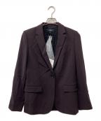 theoryセオリー）の古着「Admiral Crepe Staple Blazer」｜ブラウン