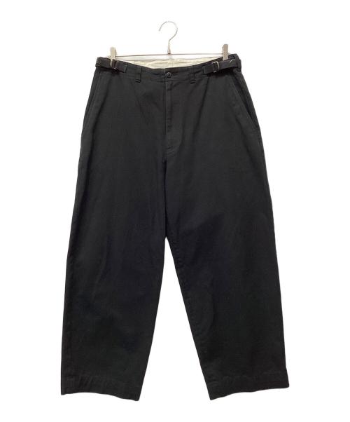 MARKA（マーカ）MARKA (マーカ) SIDE ADJUST TROUSERS ORGANIC COTTON DRILL ブラック サイズ:2の古着・服飾アイテム