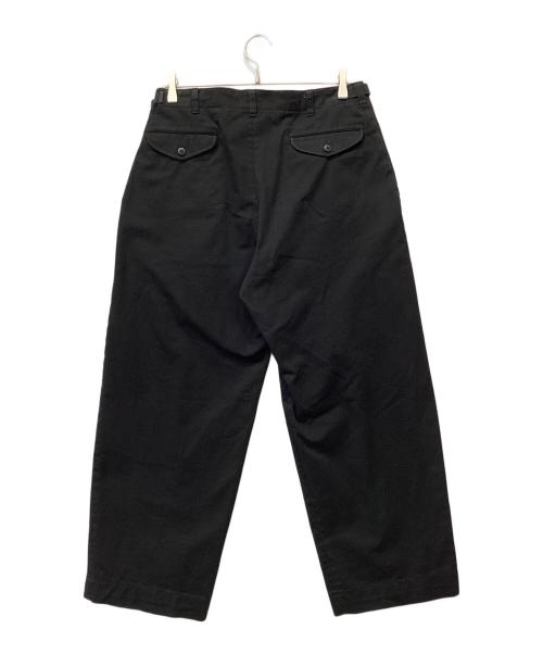 MARKA（マーカ）MARKA (マーカ) SIDE ADJUST TROUSERS ORGANIC COTTON DRILL ブラック サイズ:2の古着・服飾アイテム