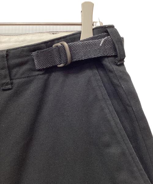 MARKA（マーカ）MARKA (マーカ) SIDE ADJUST TROUSERS ORGANIC COTTON DRILL ブラック サイズ:2の古着・服飾アイテム